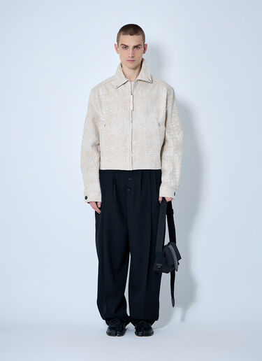 LN-CC® - Jacquemus: La Veste de Nimes Jacket - Beige Jacquemus La Veste de Nimes Jacket Beige jac0160009