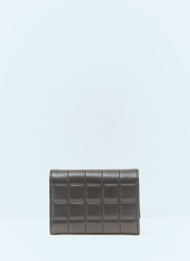 Saint Laurent Cassandre Matelassé Carré Bi-Fold Wallet Black sla0258035