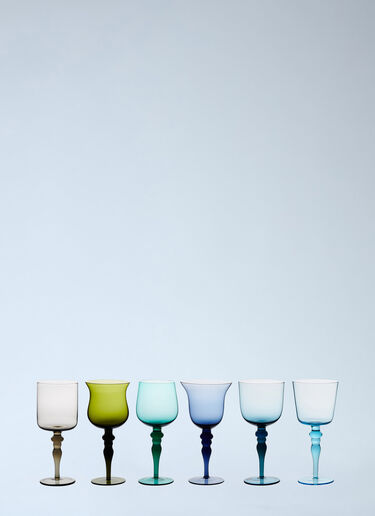 LN-CC® - Bitossi Home: Set Of Six Glasses - Blue Bitossi Home Set Of Six Glasses Blue wps0692580