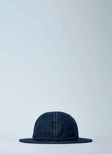 LN-CC® - HUMAN MADE: Logo Motif Bucket Hat - Blue HUMAN MADE Logo Motif Bucket Hat Blue hmd0161007