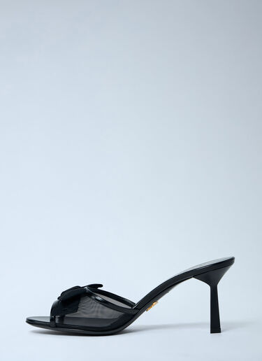 Prada Mesh Heels Black pra0263101