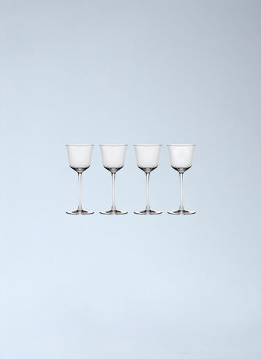 LN-CC® - Serax x Ann Demeulemeester: Set Of Four Grace Red Wine Glasses - Clear Serax x Ann Demeulemeester Set Of Four Grace Red Wine Glasses Clear wps0691766