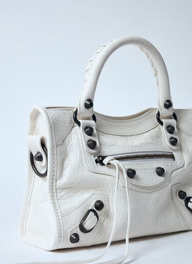 LN-CC® - Balenciaga: Mini Le City Handbag - White Balenciaga Mini Le City Handbag White bal0259033