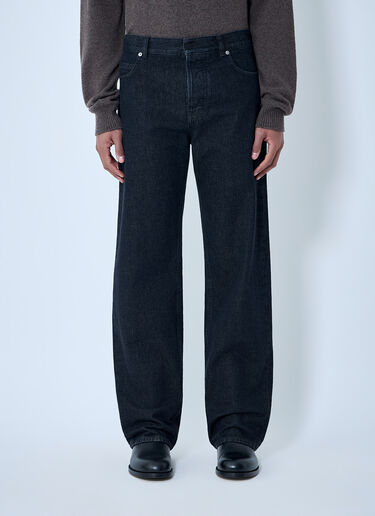 LN-CC® - The Row: Straight-Leg Denim Jeans - Black The Row Straight-Leg Denim Jeans Black row0163004