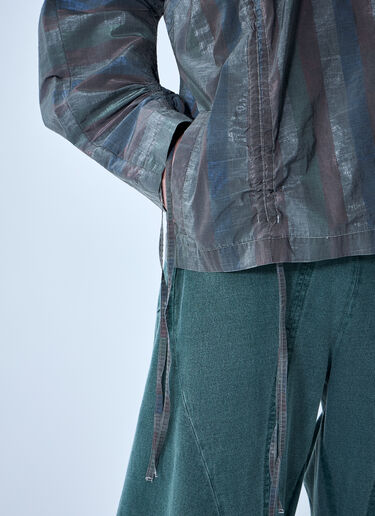 LN-CC® - LUEDER: Metamorphasis Windbreaker Sweatshirt - Brown LUEDER Metamorphasis Windbreaker Sweatshirt Brown ldr0364005