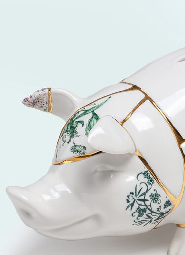 LN-CC® - Seletti: Kintsugi Piggy Bank - White Seletti Kintsugi Piggy Bank White wps0691654