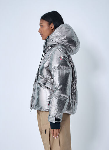 LN-CC® - Moncler Grenoble: Celaque Short Down Jacket - Silver Moncler Grenoble Celaque Short Down Jacket Silver mog0262009