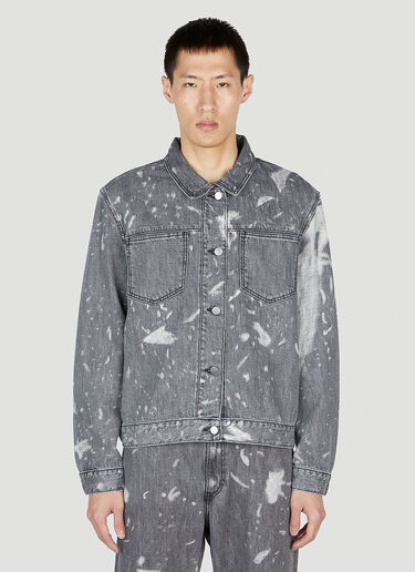 LN-CC x Non Pocket Bleached Denim Jacket Grey non0152004