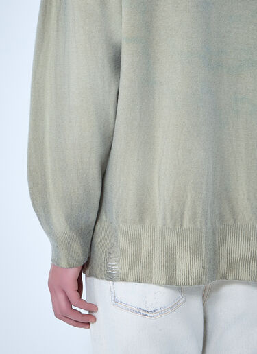 Our Legacy Slant Knit Sweater Cream our0164029