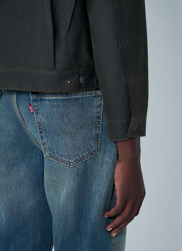 LN-CC® - Levi's x Barbour: Type 2 Waxed Jacket - Green Levi's x Barbour Type 2 Waxed Jacket Green leb0162003