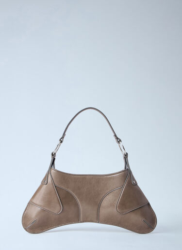 LN-CC® - KNWLS: Razr Shoulder Bag - Grey KNWLS Razr Shoulder Bag Grey knw0264008