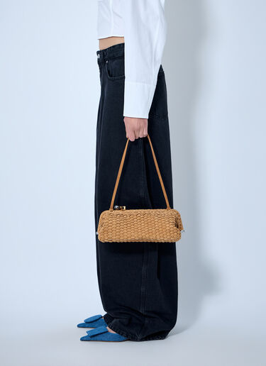 Jacquemus 大型サロンクラッチバッグ キャメル jac0264046