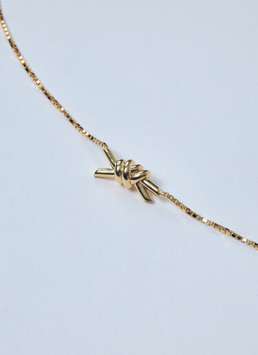 LN-CC® - Bottega Veneta: Knot Necklace - Gold Bottega Veneta Knot Necklace Gold bov0259058