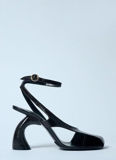 Dries Van Noten Asymmetric Heels Brown dvn0257004