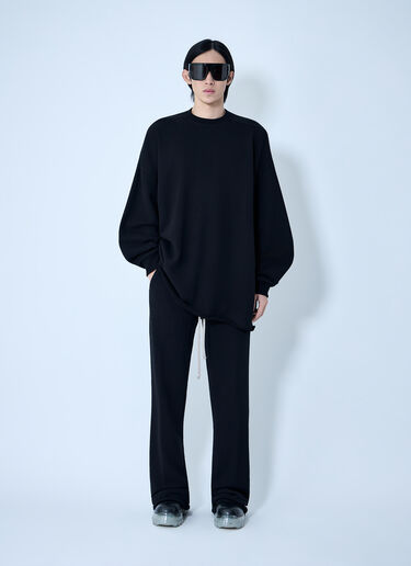 LN-CC® - Rick Owens: Dietrich Drawstring Pants - Black Rick Owens Dietrich Drawstring Pants Black ric0163021