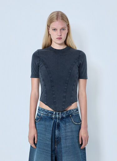 LN-CC® - Balenciaga: Cotton Jersey T-Shirt - Navy Balenciaga Cotton Jersey T-Shirt Navy bal0263057