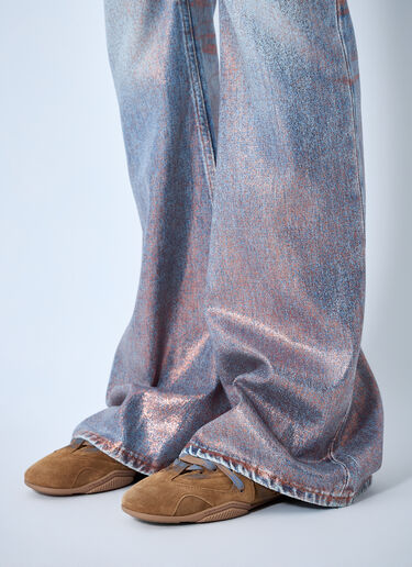LN-CC® - Acne Studios: Fitted Glitter Jeans - Blue Acne Studios Fitted Glitter Jeans Blue acn0264019