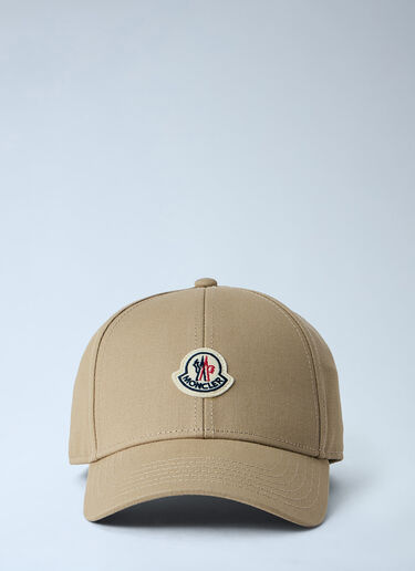 LN-CC® - Moncler: 棒球Logo帽 - 米色 Moncler 棒球Logo帽 米色 mon0164021