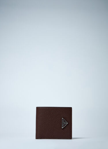 LN-CC® - Prada: 双折钱包 - 棕色 Prada 双折钱包 棕色 pra0161020