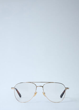 LN-CC® - Gucci: Square Glasses - Gold Gucci Square Glasses Gold gus0362004