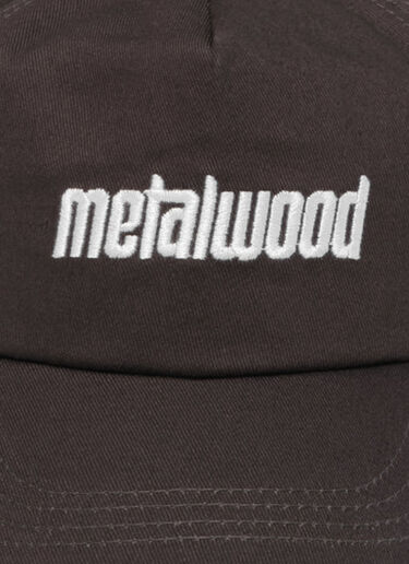 LN-CC® - Metalwood Studios: Logo Motif Baseball Cap - Brown Metalwood Studios Logo Motif Baseball Cap Brown met0160007