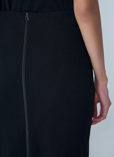 LN-CC® - Issey Miyake: Like Torso Like 半裙 - 黑色 Issey Miyake Like Torso Like 半裙 黑色 ism0262004