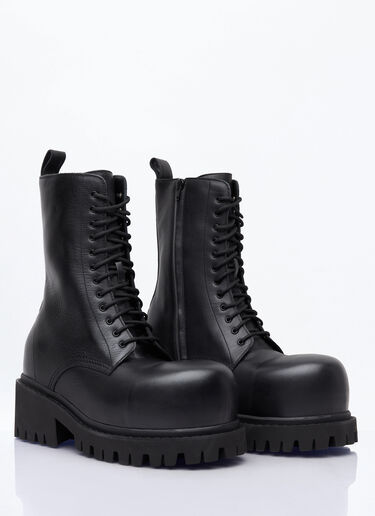 LN-CC® - Balenciaga: Stomper Boots - Black Balenciaga Stomper Boots Black bal0158014
