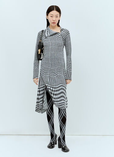 Burberry 格纹羊毛混纺紧身裤 黑色 bur0255034