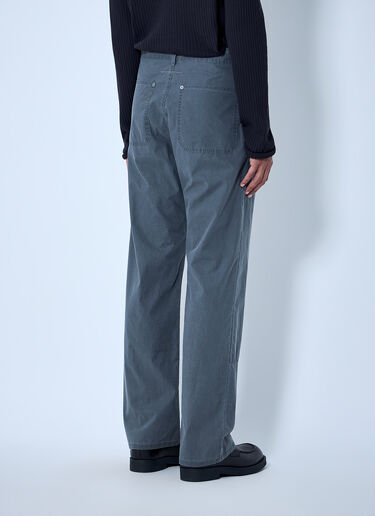LN-CC® - MM6 Maison Margiela: Relaxed Fit Trousers - Grey MM6 Maison Margiela Relaxed Fit Trousers Grey mmm0163018