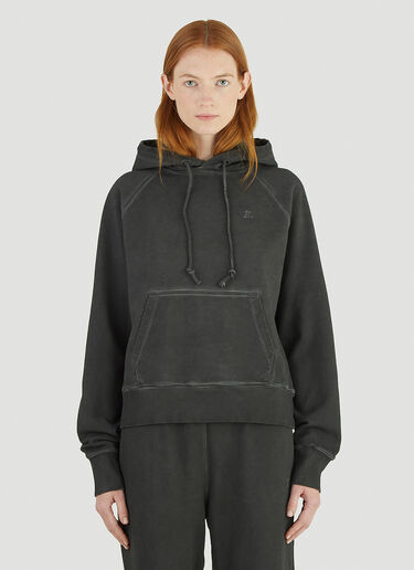 LN-CC® - Helmut Lang: Classic Hooded Sweatshirt - Grey Helmut Lang Classic Hooded Sweatshirt Grey hlm0244011