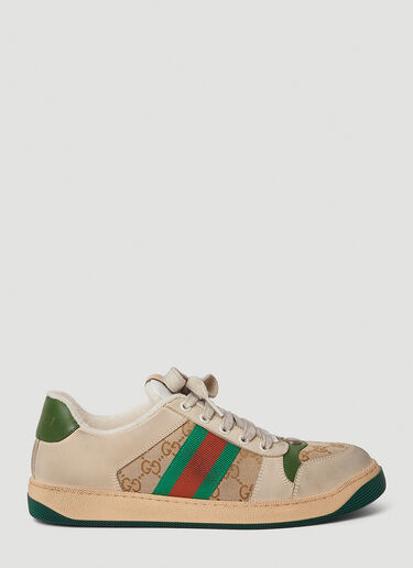 LN-CC® - Gucci: Screener Logo Sneakers - Beige Gucci Screener Logo Sneakers Beige guc0245091
