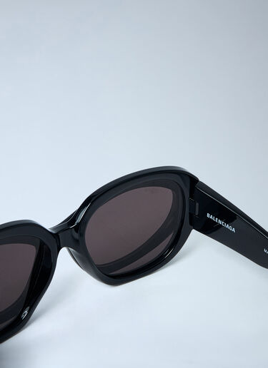 Balenciaga Superbusy Round Sunglasses Black bal0361001