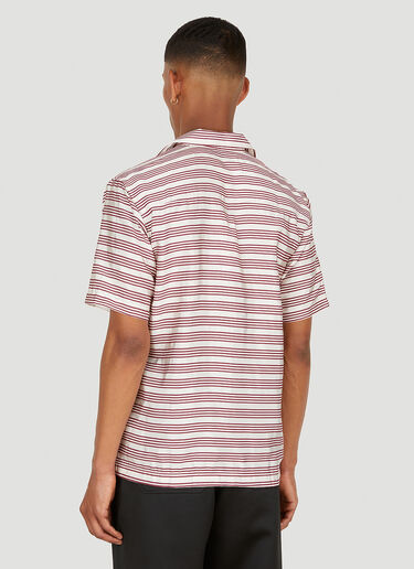 LN-CC® - Soulland: Orson Stripe Shirt - Red Soulland Orson Stripe Shirt Red sld0149007