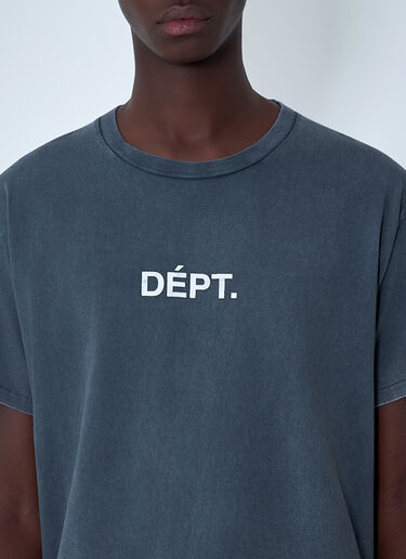 Gallery Dept. Logo Motif Cotton Jersey T-Shirt Black gdp0162055