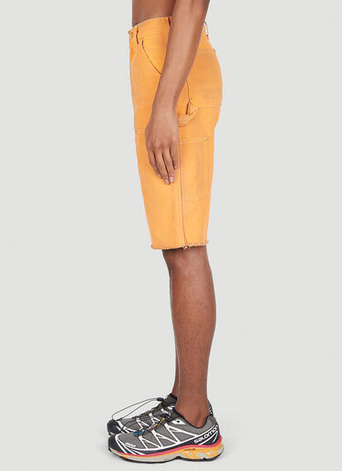 LN-CC® - NOTSONORMAL: Washed Working Shorts - Orange NOTSONORMAL Washed Working Shorts Orange nsm0351009