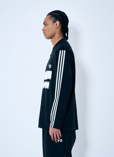 Y-3 U GFX Polo Shirt Black yyy0160010