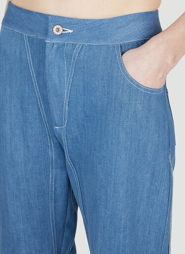 Mainline:RUS/Fr.CA/DE Contrast Piping Jeans Blue mai0352001