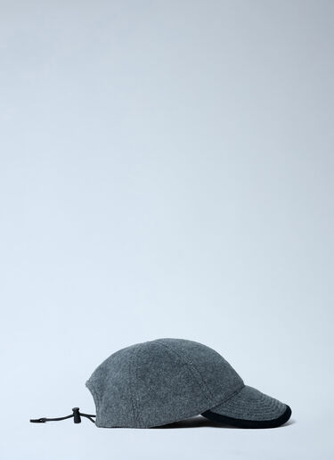 LN-CC® - Miu Miu: Logo Motif Baseball Cap - Grey Miu Miu Logo Motif Baseball Cap Grey miu0262009
