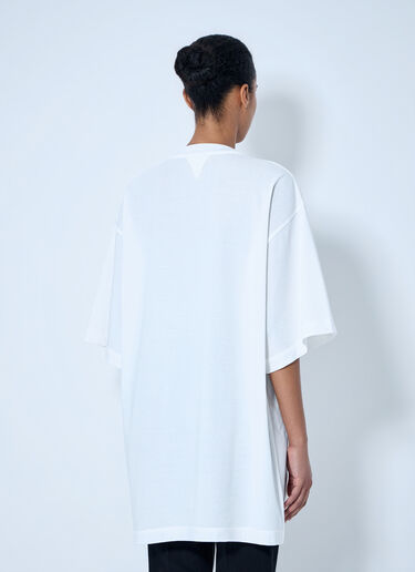 LN-CC® - Bottega Veneta: Oversized Cotton T-Shirt - White Bottega Veneta Oversized Cotton T-Shirt White bov0264052