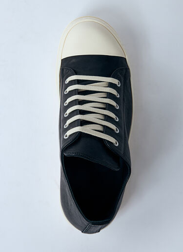 LN-CC® - Rick Owens: Low Sneakers - Black Rick Owens Low Sneakers Black ric0159042