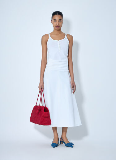 Jacquemus Ribbed Detail Camisole White jac0264021