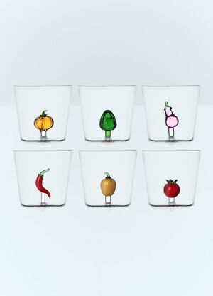 Ichendorf Milano Set Of Six Vegetable Tumblers Multicolour wps0691360