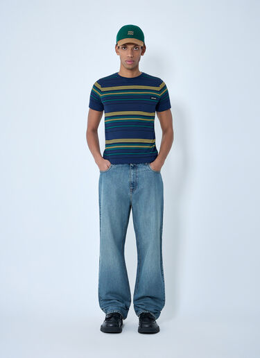 LN-CC® - Miu Miu: Wide-Leg Denim Jeans - Blue Miu Miu Wide-Leg Denim Jeans Blue miu0164012