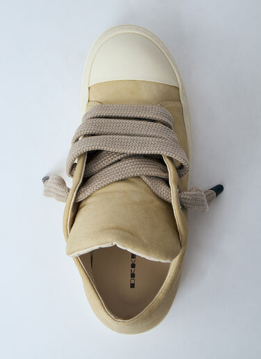 Rick Owens DRKSHDW Jumbo Laced Sneakers Beige drk0160024