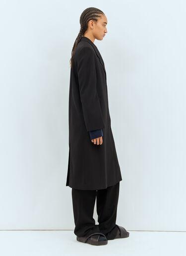 LN-CC® - The Row: Elea Wool Coat - Black The Row Elea Wool Coat Black row0258009