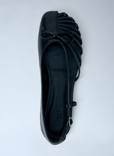 Abra Double Shoe Flats Black abr0264008