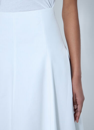 Jacquemus A-line Midi Skirt White jac0264015