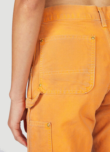 LN-CC® - NOTSONORMAL: Washed Working Shorts - Orange NOTSONORMAL Washed Working Shorts Orange nsm0351009