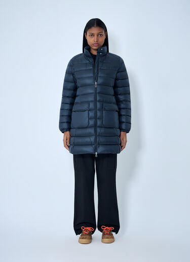 LN-CC® - Moncler: Genet ロングコート - ネイビー Moncler Genet ロングコート ネイビー mon0263024