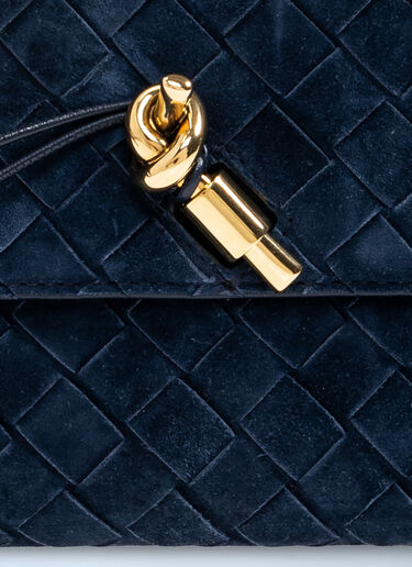 Bottega Veneta Long Andiamo Clutch Blue bov0262047